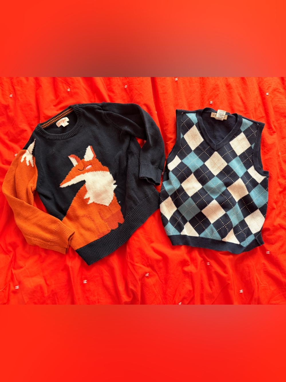 Fox Sweater & Sweater vest - 4T  Cat & Jack & Cherokee